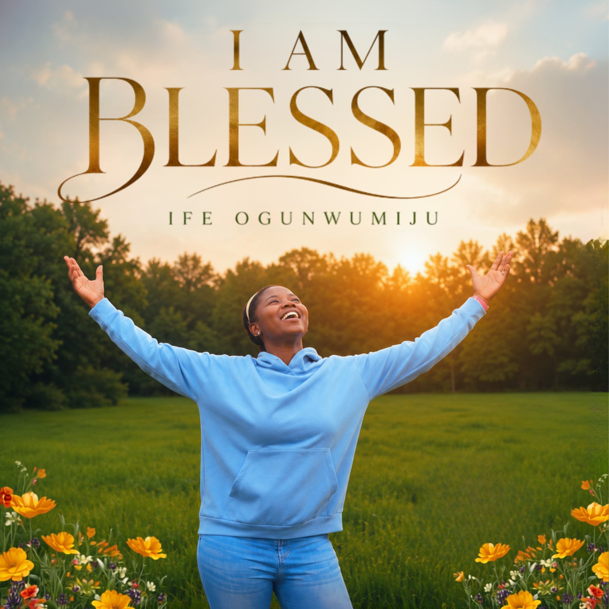 I Am Blessed official single artwork — IFE Ogunwumiju